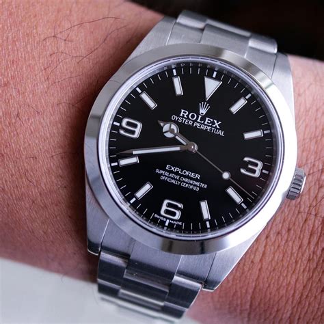 rolex explorer 1 39mm nuovo|rolex explorer vintage prezzo.